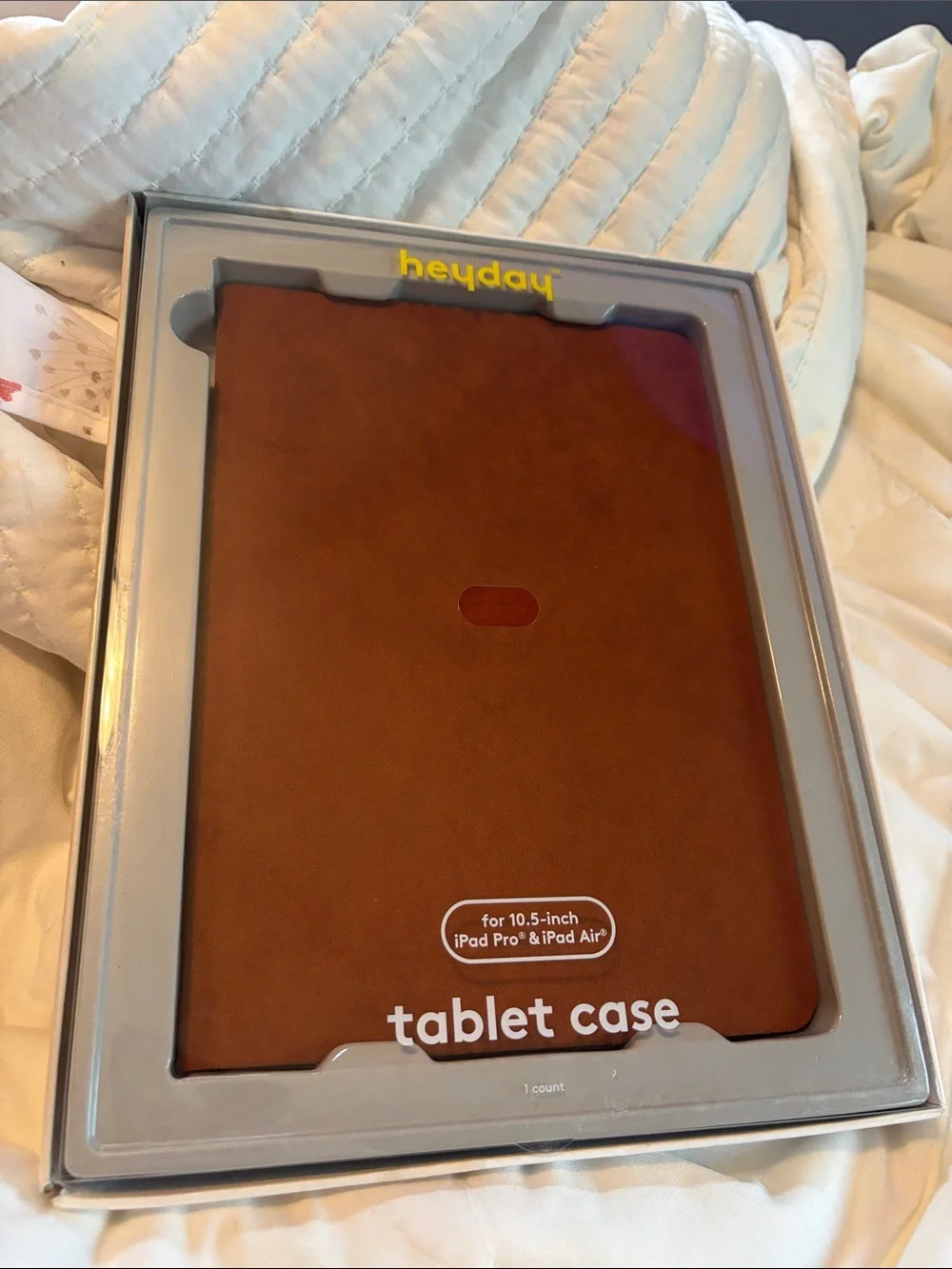 Heyday tablet case chestnut soft touch for 10.5 inch ipad pro& ipad Air new!